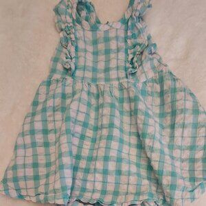 Monica + Andy Two Piece Organic Cotton Summer Set for Girls 12-18 M